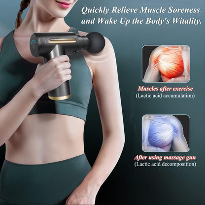Mini Deep Tissue Massage Gun Deep Tissue Muscle Vibration Handheld Massager
